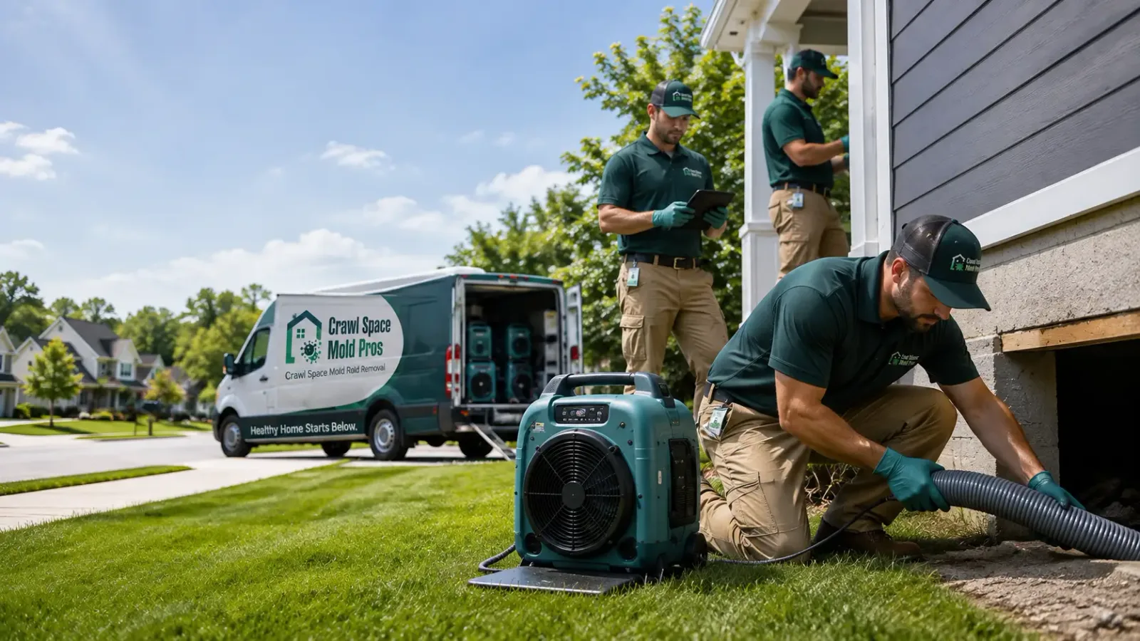 Crawl Space Mold Removal in Suring, WI